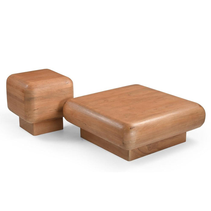 Salontafel Fedde Naturel Mangohout 80 cm-Salontafels-Starfurn