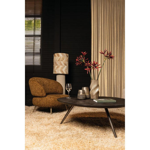 Salontafel Fieron Zwart 110x108 cm-Salontafels-PTMD