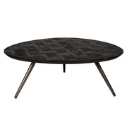 Salontafel Fieron Zwart 110x108 cm-Salontafels-PTMD