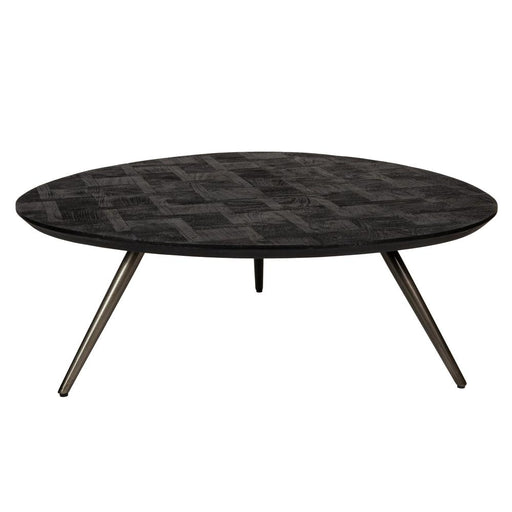 Salontafel Fieron Zwart 110x108 cm-Salontafels-PTMD