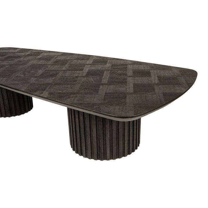 Salontafel Fieron Zwart 177x78 cm-PTMD