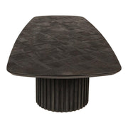 Salontafel Fieron Zwart 177x78 cm-Salontafels-PTMD