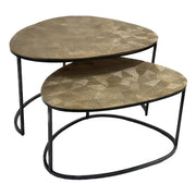 Salontafel Filou Goud Aluminium 90x65 cm-Salontafels-Starfurn