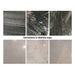 Salontafel Glennis Marble Marmer Zwart 40 cm-Salontafels-Livingfurn