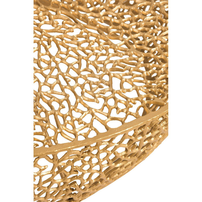 Salontafel Goud Aluminium Rond 114 cm 114x115x31.5 cm-Salontafels-J-Line