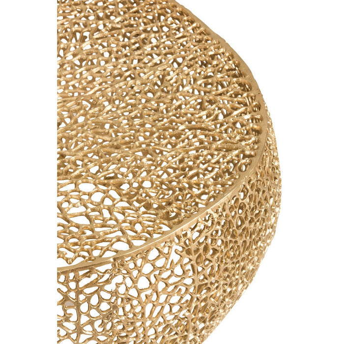Salontafel Goud Aluminium Rond 85 cm 85x85x41.5 cm-Salontafels-J-Line