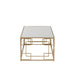 Salontafel Goud Mdf 66x120 cm-Salontafels-J-Line