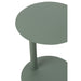 Salontafel Groen Metaal Rond 40 cm 40x40x50 cm-Bijzettafels-J-Line