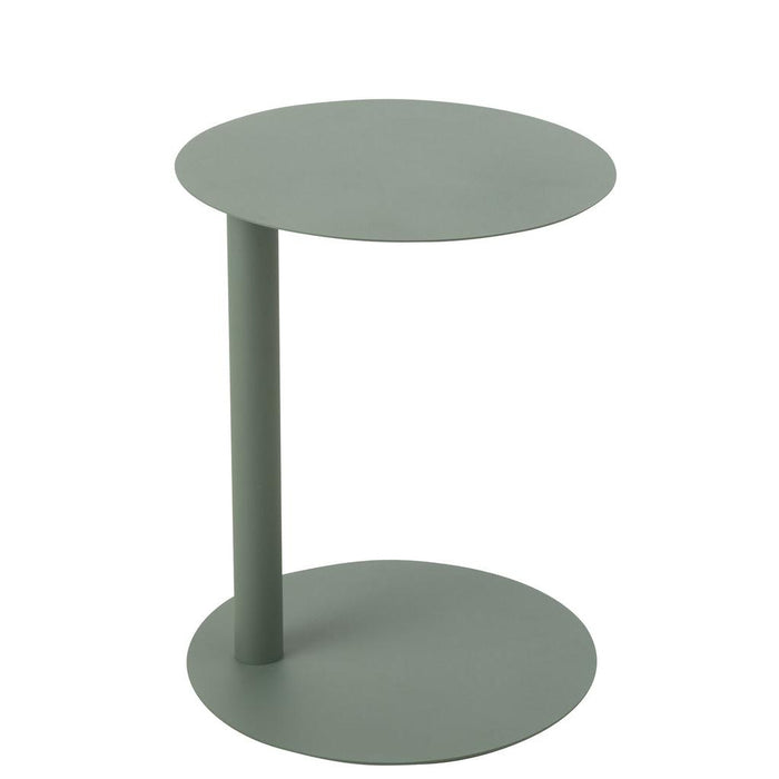Salontafel Groen Metaal Rond 40 cm-Bijzettafels-J-Line