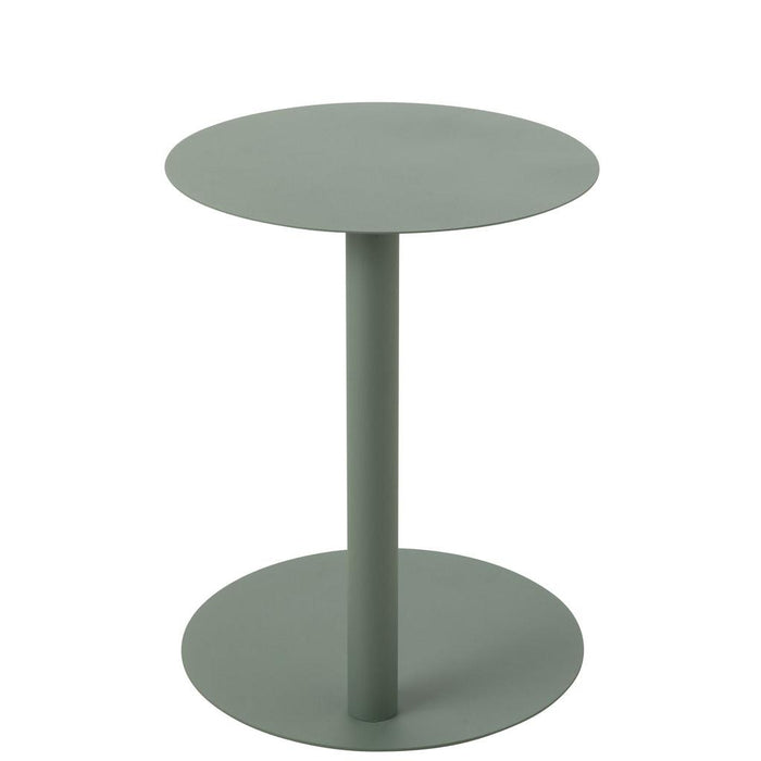 Salontafel Groen Metaal Rond 40 cm-Bijzettafels-J-Line