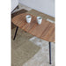 Salontafel Gualdo Teak veneer Zwart 80x39 cm-Salontafels-Creating Home