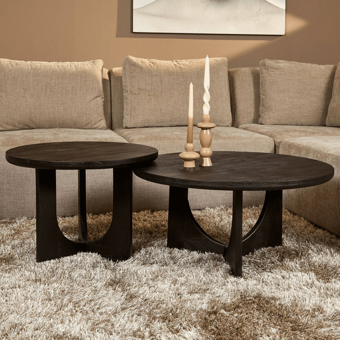 Salontafel Guus - Zwart - 80 cm-Salontafels-Starfurn