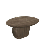 Salontafel Harshad Mangohout Bruin 60x75 cm-Salontafels-PTMD