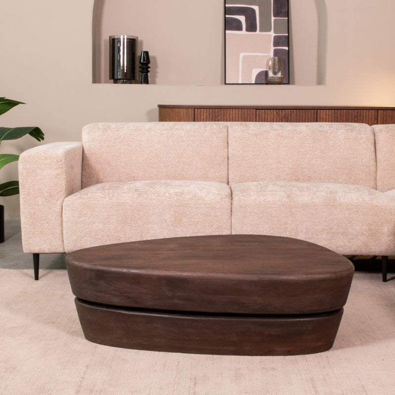 Salontafel Javi Espresso Mangohout 110 cm 110x80x32 cm-Salontafels-LABEL51