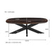 Salontafel Jesper Mangohout Bruin 120x75 cm-Salontafels-Livingfurn