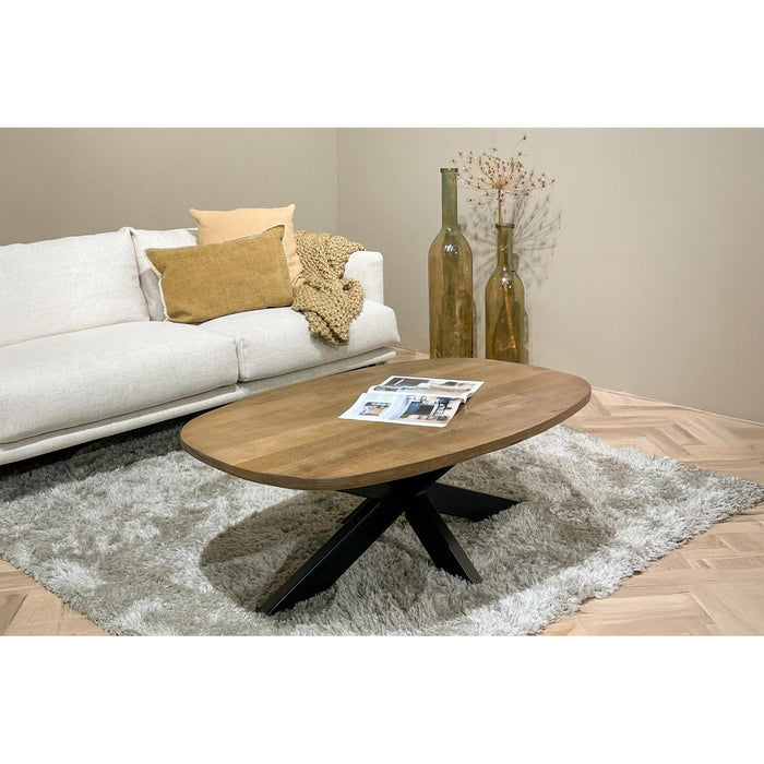 Salontafel Jesper Mangohout Naturel hout 120x75 cm-Salontafels-Livingfurn