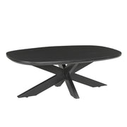 Salontafel Jesper Mangohout Zwart 120x75 cm-Salontafels-Livingfurn