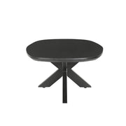 Salontafel Jesper Mangohout Zwart 120x75 cm-Salontafels-Livingfurn