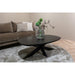 Salontafel Jesper Mangohout Zwart 120x75 cm-Salontafels-Livingfurn