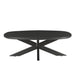 Salontafel Jesper Mangohout Zwart 120x75 cm-Salontafels-Livingfurn