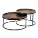Salontafel Julie Koper Aluminium 79 cm 79x79x38 cm-Salontafels-Starfurn