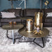 Salontafel Kae Zwart 40 cm-Salontafels-PTMD