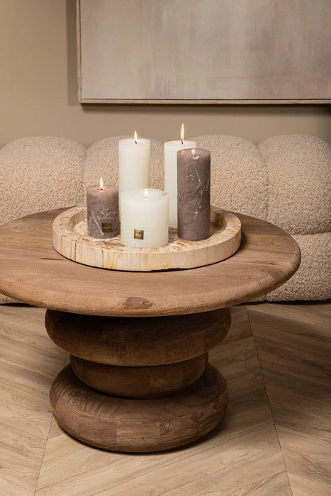 Salontafel Keven Mangohout Beige-Salontafels-PTMD