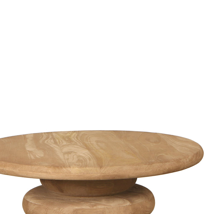 Salontafel Keven Mangohout Beige-Salontafels-PTMD