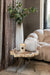 Salontafel Khine Versteend Hout Geel 60x50 cm-Salontafels-PTMD