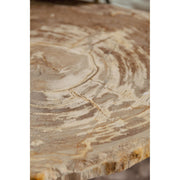 Salontafel Khine Versteend Hout Geel 60x50 cm-Salontafels-PTMD