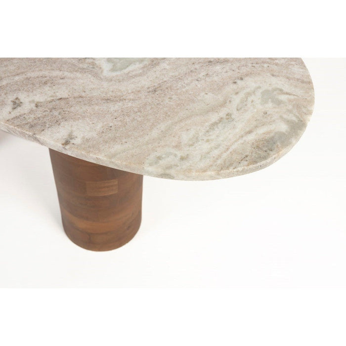 Salontafel Kouk Marble Bruin 100x40 cm-Salontafels-Creating Home