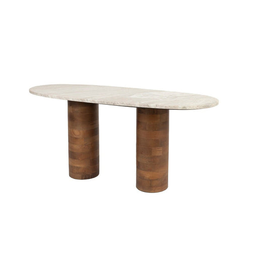 Salontafel Kouk Marble Bruin 100x40 cm-Salontafels-Creating Home