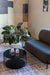 Salontafel Lance M Glass Zwart Ø60x31 cm-Salontafels-Creating Home