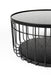 Salontafel Lance M Glass Zwart Ø60x31 cm-Salontafels-Creating Home