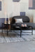 Salontafel Li Glass Zwart 122x82 cm-Salontafels-Creating Home