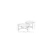 Salontafel Li Glass Zwart 122x82 cm