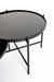 Salontafel Li Glass Zwart 122x82 cm-Salontafels-Creating Home