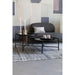 Salontafel Li Glass Zwart 122x82 cm-Salontafels-Creating Home
