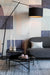 Salontafel Li Glass Zwart 122x82 cm-Salontafels-Creating Home