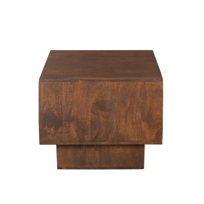 Salontafel Livia Bruin Mangohout 56 cm 56x56x46 cm-Salontafels-Starfurn
