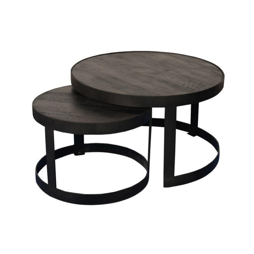 Salontafel Lola Zwart Staal 70 cm-Salontafels-Starfurn