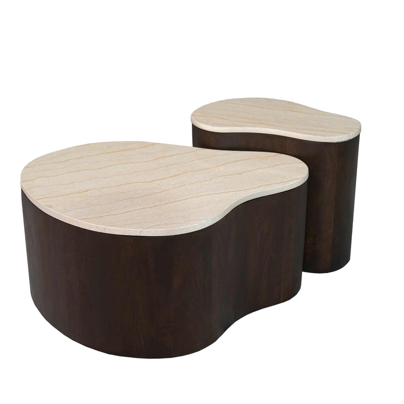 Salontafel Lovi 50 cm Bruin 50x33x42 cm-Salontafels-Starfurn