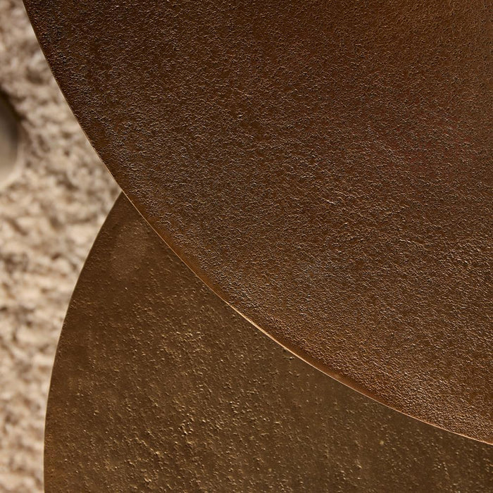 Salontafel Luna Goud Aluminium 75 cm-Salontafels-Starfurn