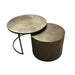 Salontafel Luna Goud Aluminium 75 cm-Salontafels-Starfurn