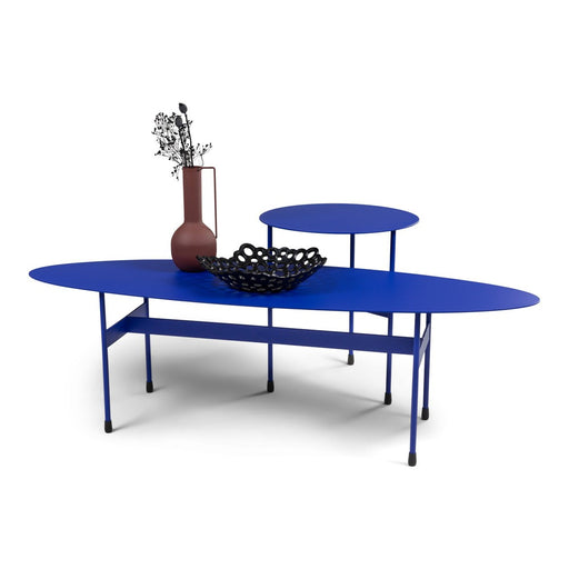 Salontafel MIRA OVAL Staal Ultramarine 120x39x35cm Spinder Design-Salontafels-Spinder