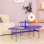 Salontafel MIRA OVAL Staal Ultramarine 120x39x35cm Spinder Design-Salontafels-Spinder