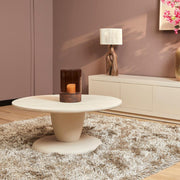 Salontafel Mabel Zand Mangohout 90 cm 90x90x38 cm-Salontafels-Starfurn