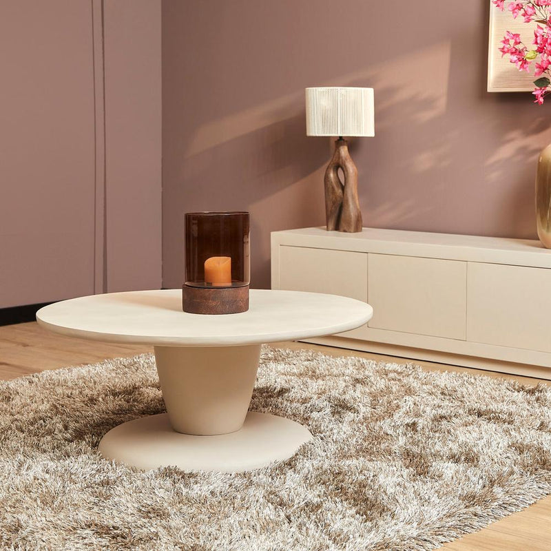 Salontafel Mabel Zand Mangohout 90 cm 90x90x38 cm-Salontafels-Starfurn