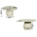 Salontafel Mabel Zand Mangohout 90 cm 90x90x38 cm-Salontafels-Starfurn