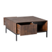 Salontafel Madison Bruin 80 cm Vierkant 80x80x40 cm-Salontafels-Starfurn